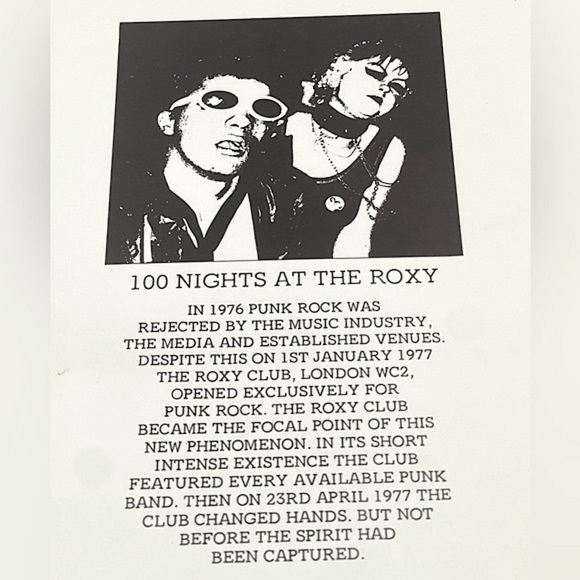 Punk Rock… 100 Nights At The Roxy 1st Edition 1978 Photo Compilation Book *RARE* - Picture 2 of 15